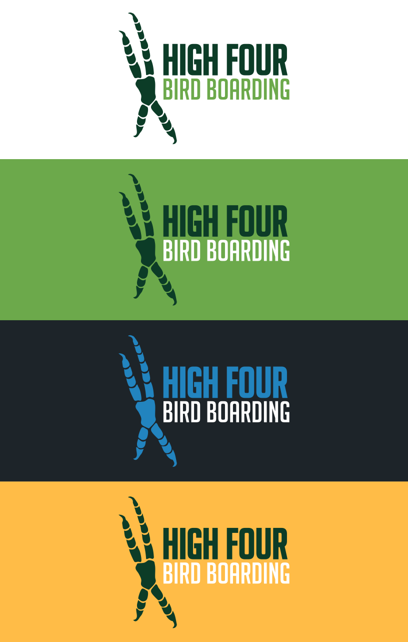 Bird Boarding logos