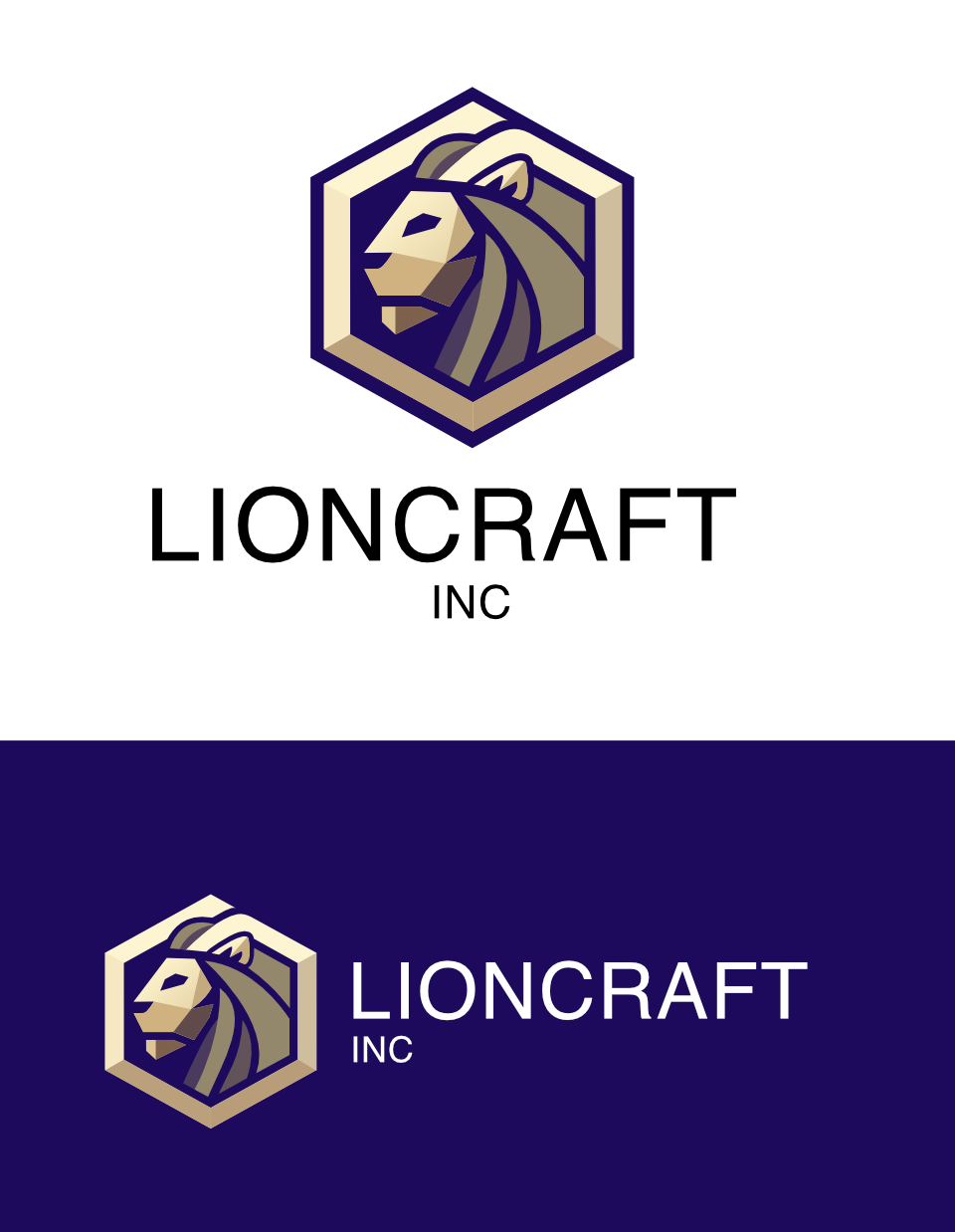 Lioncraft logo option 3