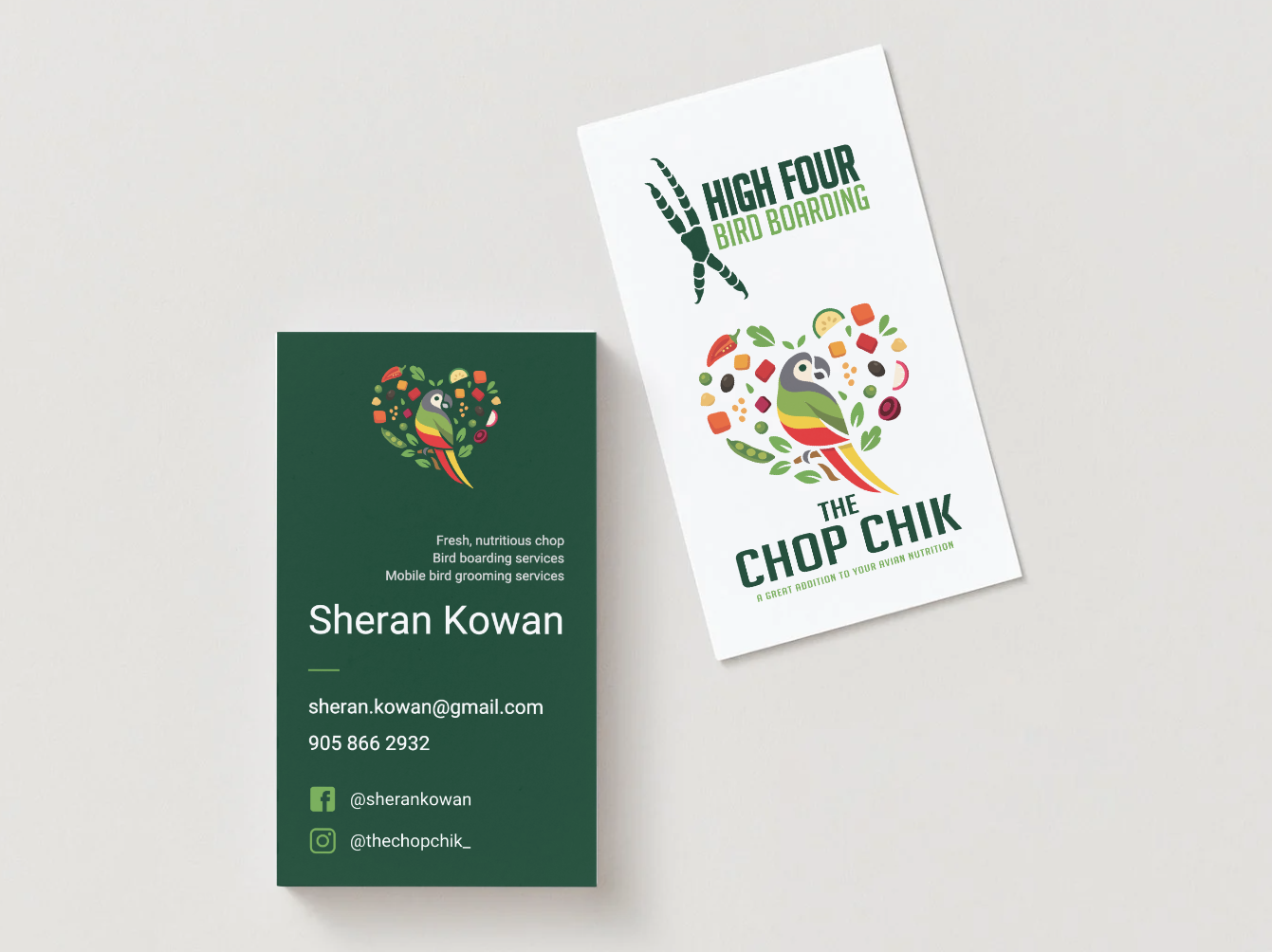 The Chop Chik business card